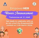 Unveiling Victory: EmpowerHER Contest Winner Announcement Tomorrow!